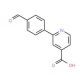 2-(4-Formylphenyl)isonicotinic acid (CAS 566198-44-5) - chemical structure image
