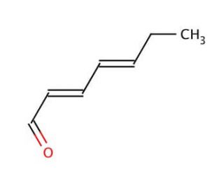 2,4-Heptadienal (CAS 4313-03-5) - chemical structure image