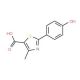 2-(4-Hydroxy-phenyl)-4-methyl-thiazole-5-carboxylic acid (CAS 886501-78-6) - chemical structure image