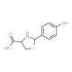 2-(4-Hydroxy-phenyl)-thiazolidine-4-carboxylic acid - chemical structure image