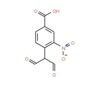 2-(4-Hydroxycarbonyl-2-nitrophenyl)-malondialdehyde (CAS 205985-96-2) - chemical structure image