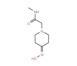 2-[4-(hydroxyimino)piperidin-1-yl]-N-methylacetamide - chemical structure image