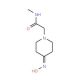 2-[4-(hydroxyimino)piperidin-1-yl]-N-methylacetamide - chemical structure image