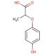 2-(4-Hydroxyphenoxy)propionic acid (CAS 67648-61-7) - chemical structure image