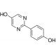 2-(4-Hydroxyphenyl)-5-pyrimidinol (CAS 142172-97-2) - chemical structure image