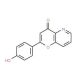 2-(4-Hydroxyphenyl)-pyrano[3,2-b]pyridin-4-one (CAS 884500-73-6) - chemical structure image