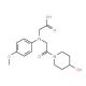 [[2-(4-Hydroxypiperidin-1-yl)-2-oxoethyl]-(4-methoxyphenyl)amino]acetic acid - chemical structure image