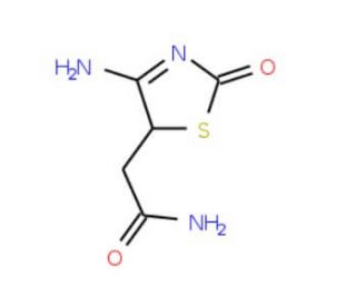 2-(4-imino-2-oxo-1,3-thiazolidin-5-yl)acetamide - chemical structure image