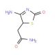 2-(4-imino-2-oxo-1,3-thiazolidin-5-yl)acetamide - chemical structure image