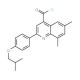 2-(4-isobutoxyphenyl)-6,8-dimethylquinoline-4-carbonyl chloride - chemical structure image