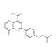 2-(4-Isobutoxyphenyl)-8-methylquinoline-4-carboxylic acid - chemical structure image