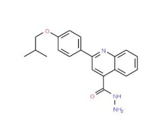 2-(4-Isobutoxyphenyl)quinoline-4-carbohydrazide - chemical structure image