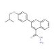 2-(4-Isobutoxyphenyl)quinoline-4-carbohydrazide - chemical structure image