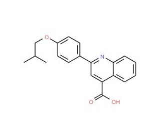 2-(4-Isobutoxyphenyl)quinoline-4-carboxylic acid - chemical structure image