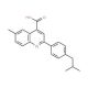 2-(4-Isobutylphenyl)-6-methylquinoline-4-carboxylic acid - chemical structure image