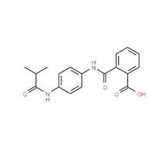 2-{[4-(Isobutyrylamino)anilino]-carbonyl}benzoic acid - chemical structure image