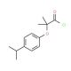 2-(4-isopropylphenoxy)-2-methylpropanoyl chloride - chemical structure image