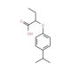 2-(4-Isopropylphenoxy)butanoic acid - chemical structure image