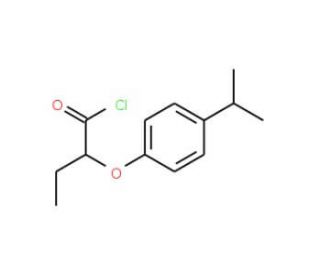 2-(4-isopropylphenoxy)butanoyl chloride - chemical structure image