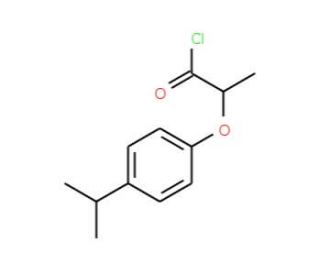 2-(4-isopropylphenoxy)propanoyl chloride - chemical structure image