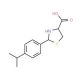 2-(4-Isopropylphenyl)-1,3-thiazolidine-4-carboxylic acid - chemical structure image
