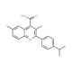 2-(4-Isopropylphenyl)-3,6-dimethylquinoline-4-carboxylic acid - chemical structure image