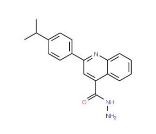 2-(4-Isopropylphenyl)quinoline-4-carbohydrazide - chemical structure image