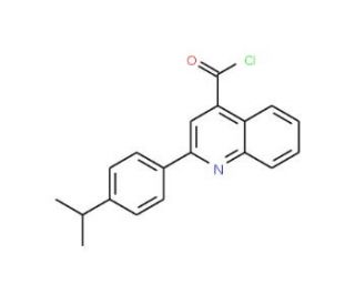 2-(4-isopropylphenyl)quinoline-4-carbonyl chloride - chemical structure image