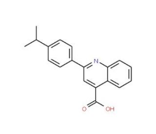 2-(4-Isopropylphenyl)quinoline-4-carboxylic acid - chemical structure image