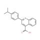 2-(4-Isopropylphenyl)quinoline-4-carboxylic acid - chemical structure image