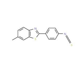 2-(4-Isothiocyanato-phenyl)-6-methyl-benzothiazole (CAS 38985-69-2) - chemical structure image