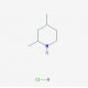 2,4-Lupetidine HCl (CAS 91846-47-8) - chemical structure image