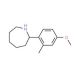 2-(4-Methoxy-2-methylphenyl)azepane - chemical structure image