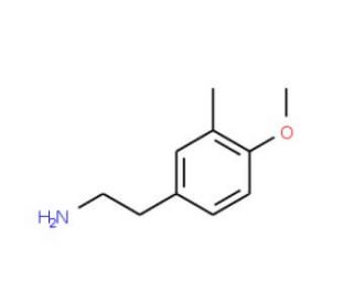2-(4-Methoxy-3-methyl-phenyl)-ethylamine (CAS 18149-08-1) - chemical structure image