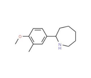 2-(4-Methoxy-3-methylphenyl)azepane - chemical structure image