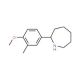 2-(4-Methoxy-3-methylphenyl)azepane - chemical structure image