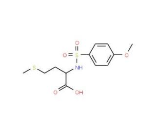 2-(4-Methoxy-benzenesulfonylamino)-4-methylsulfanyl-butyric acid - chemical structure image