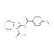 2-(4-Methoxy-benzoylamino)-4,5,6,7-tetrahydro-benzo[b]thiophene-3-carboxylic acid - chemical structure image