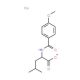 2-(4-Methoxy-benzoylamino)-4-methyl-pentanoic acidsodium salt - chemical structure image