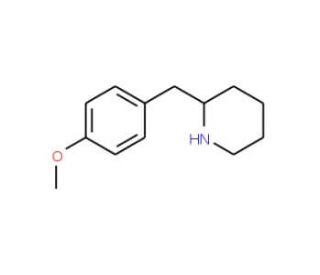 2-(4-methoxy-benzyl)-piperidine (CAS 63587-60-0) - chemical structure image