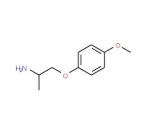 2-(4-Methoxy-phenoxy)-1-methyl-ethylamine - chemical structure image