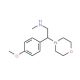 [2-(4-Methoxy-phenyl)-2-morpholin-4-yl-ethyl]-methyl-amine - chemical structure image