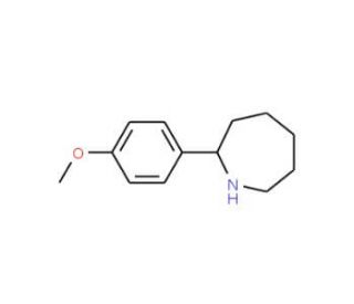 2-(4-Methoxy-phenyl)-azepane (CAS 168890-46-8) - chemical structure image