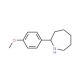 2-(4-Methoxy-phenyl)-azepane (CAS 168890-46-8) - chemical structure image