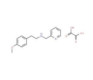 [2-(4-Methoxy-phenyl)-ethyl]-pyridin-2-yl-methylamine oxalate - chemical structure image