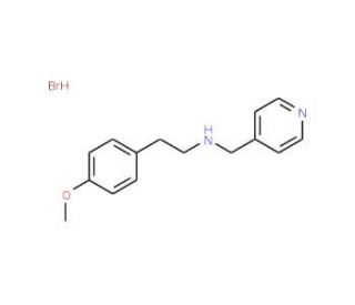 [2-(4-Methoxy-phenyl)-ethyl]-pyridin-4-ylmethyl-amine hydrobromide - chemical structure image