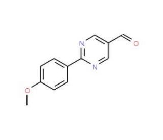 2-(4-Methoxy-phenyl)-pyrimidine-5-carbaldehyde - chemical structure image