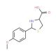 2-(4-Methoxy-phenyl)-thiazolidine-4-carboxylic acid - chemical structure image