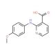 2-(4-Methoxy-phenylamino)-nicotinic acid - chemical structure image