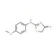 2-(4-Methoxy-phenylamino)-thiazol-4-one (CAS 27052-12-6) - chemical structure image